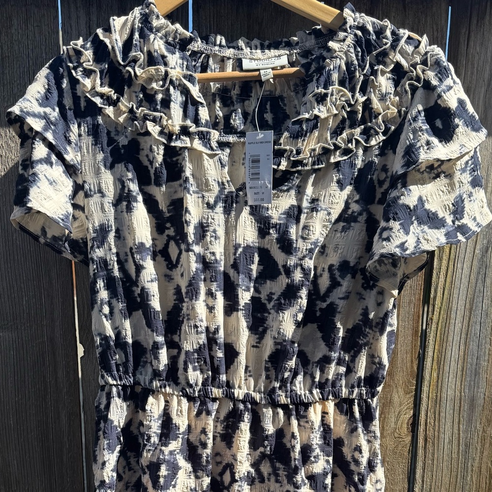 NWT fully lined Studio B ikat patterned dress